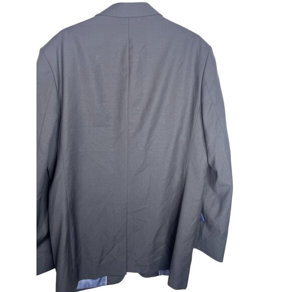 Oleg Cassini Men’s 44XL Wool Blazer Black Suit Jacket Sport Coat Classic Old Mon - Picture 11 of 11